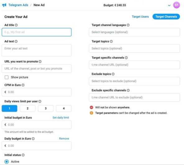 Как настроить рекламу Telegram Ads в 2025. Пошаговая инcтрукция. От А до Я