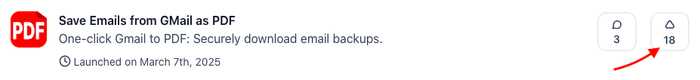 Запускаю 12 стартапов за 12 месяцев #2: Save Emails from Gmail as PDF