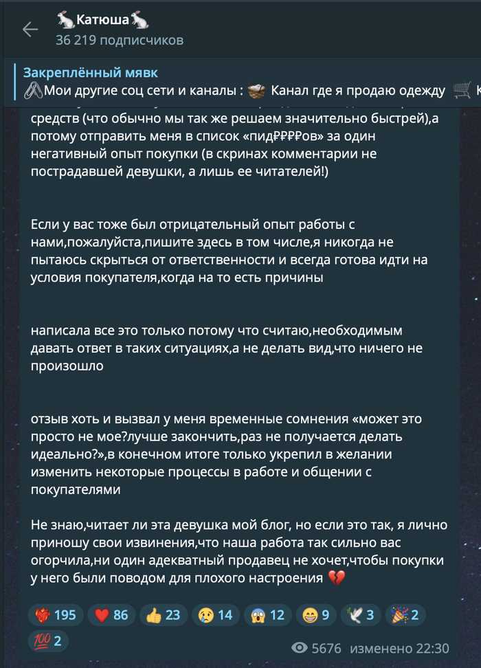 Продолжение поста «Бизнес по-русски - это накосячить, не извиниться и ещё сделать ТЕБЯ как клиента виноватой»