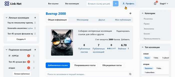Брат (безработный программист) + мои 100500 закладок браузера = Соцсеть для ссылок. Вы бы рискнули? Смотрим MVP...