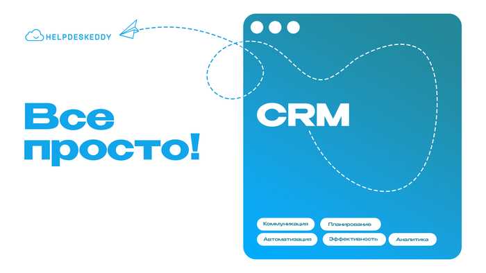 Интеграция HelpDeskEddy с CRM: как улучшить взаимодействие с клиентами